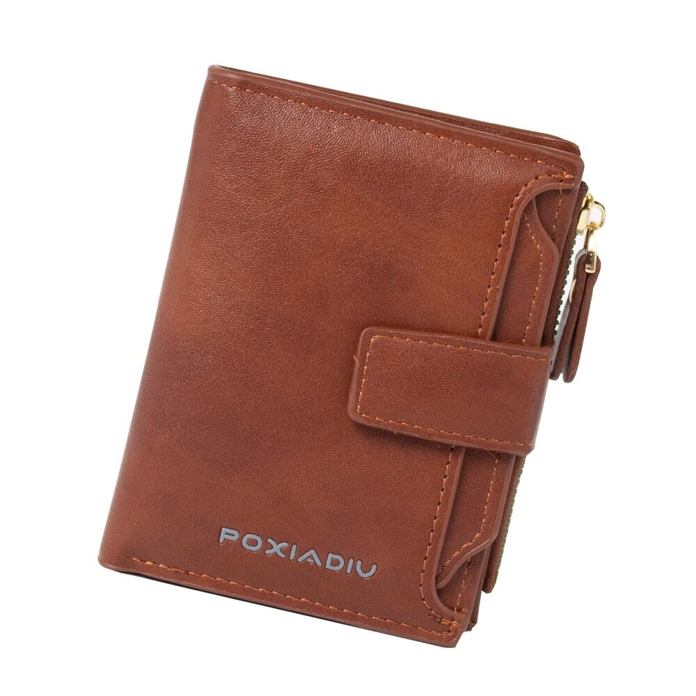 2072 Small Wallet RFID Blocking Soft Leather Bifold Compact Card Holder